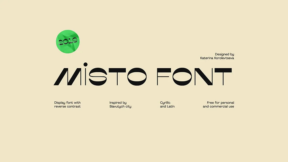 misto font download