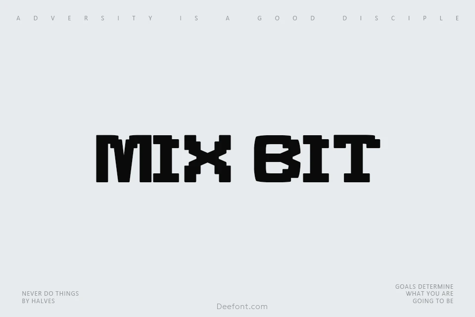 Mix Bit Font