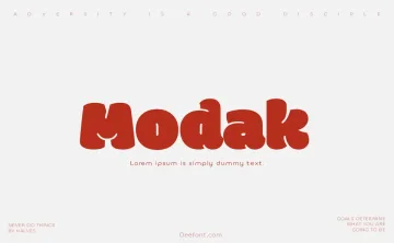 Modak Font