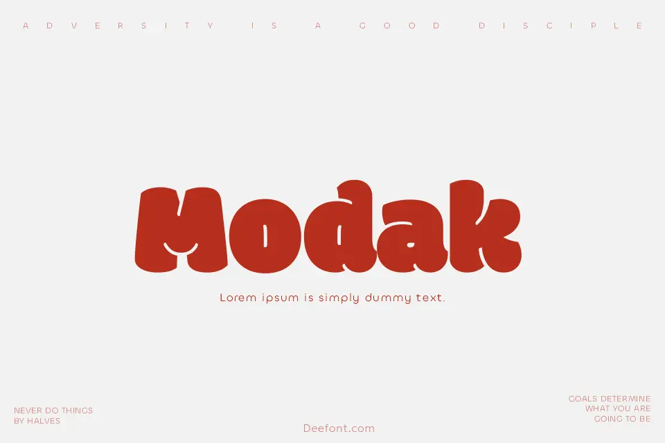 Modak Font