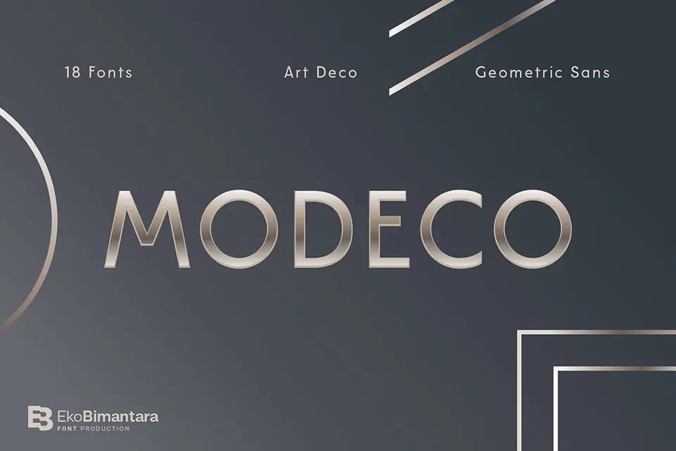 Modeco Font Family