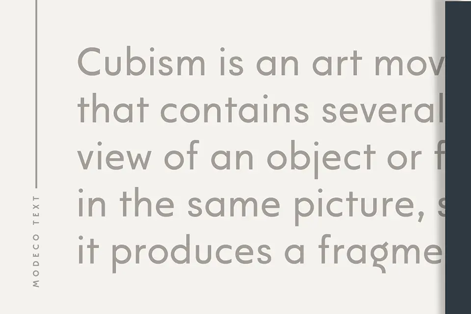 Modeco Font Family