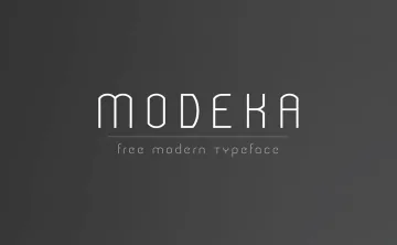 Modeka Font