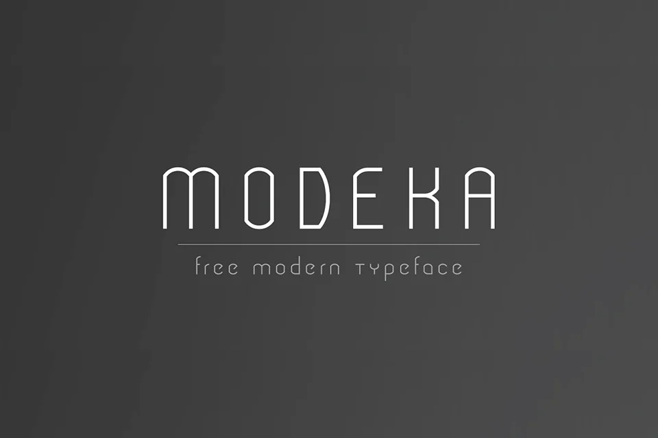 modeka font download