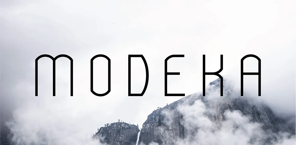 modeka typeface download