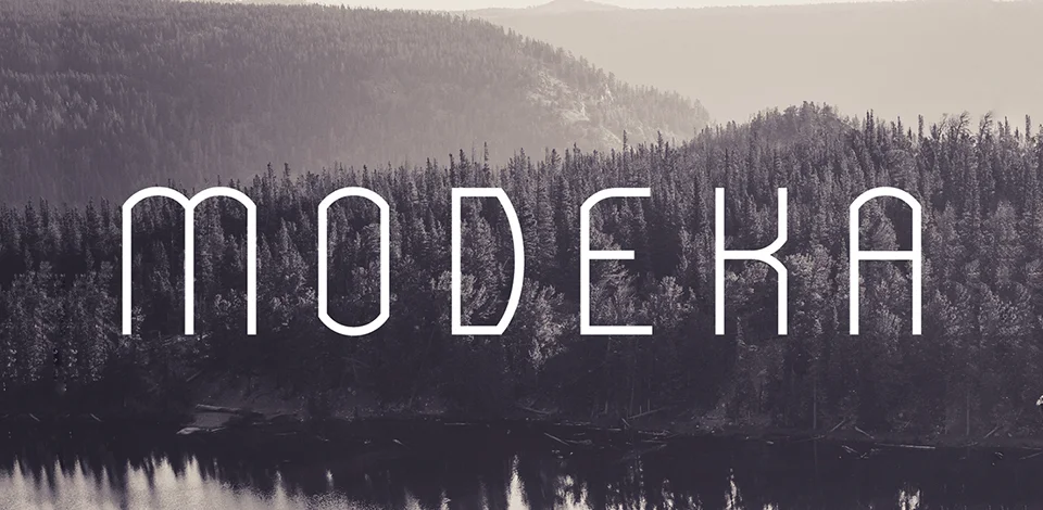 MODEKA  Free Font