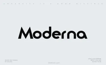 Moderna Font