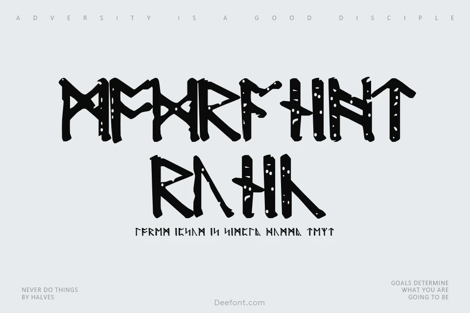 Modraniht Runic Font