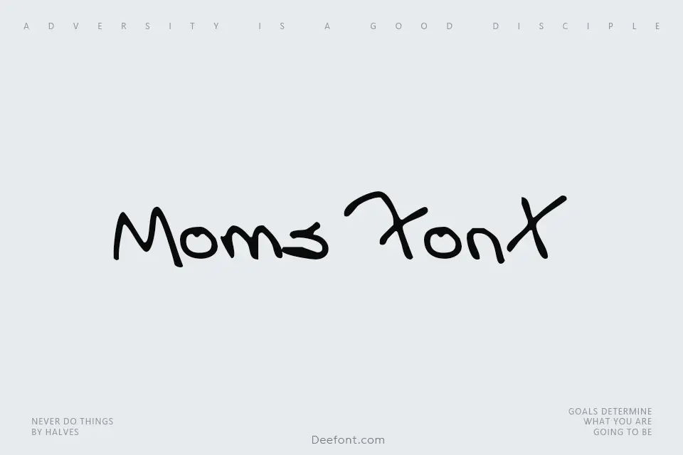Moms Font YOFF Font