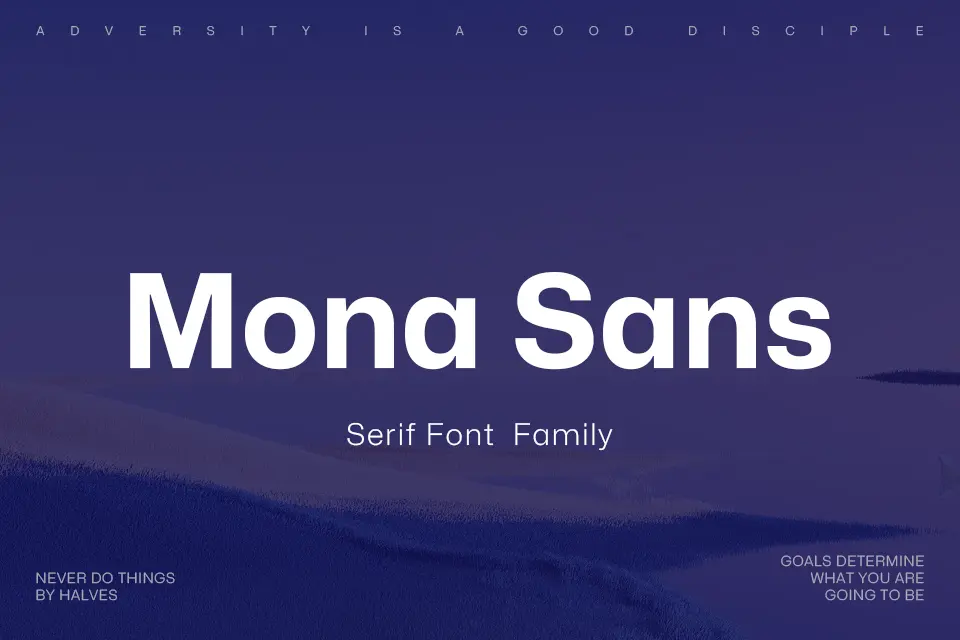 Mona Sans Font Family - Free Download & Preview | Deefont