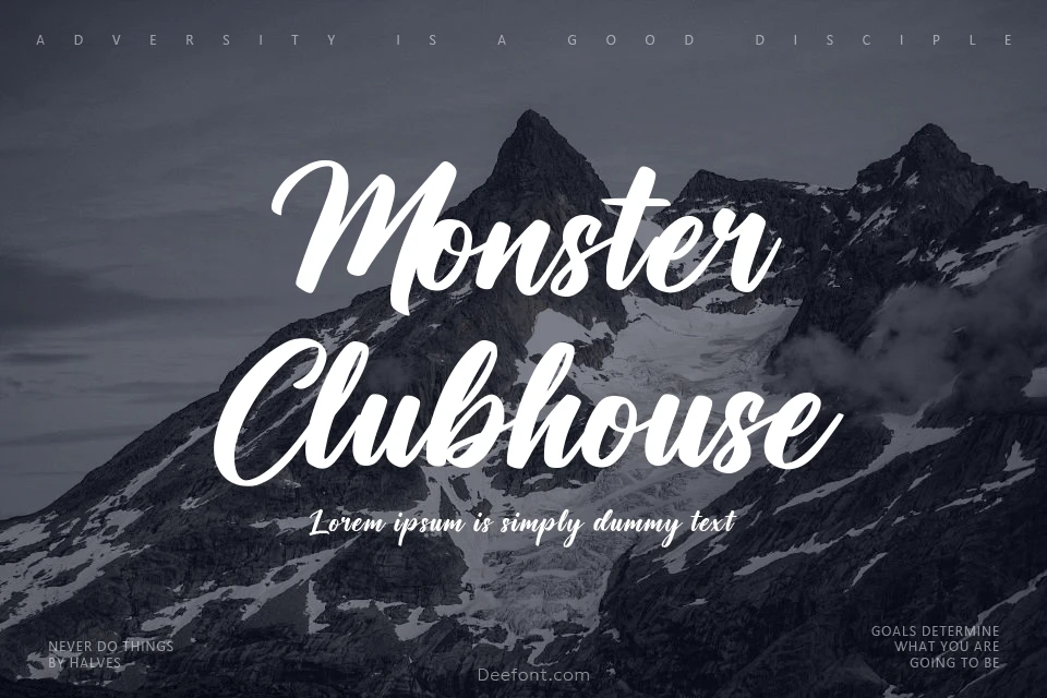 Monster Clubhouse Font