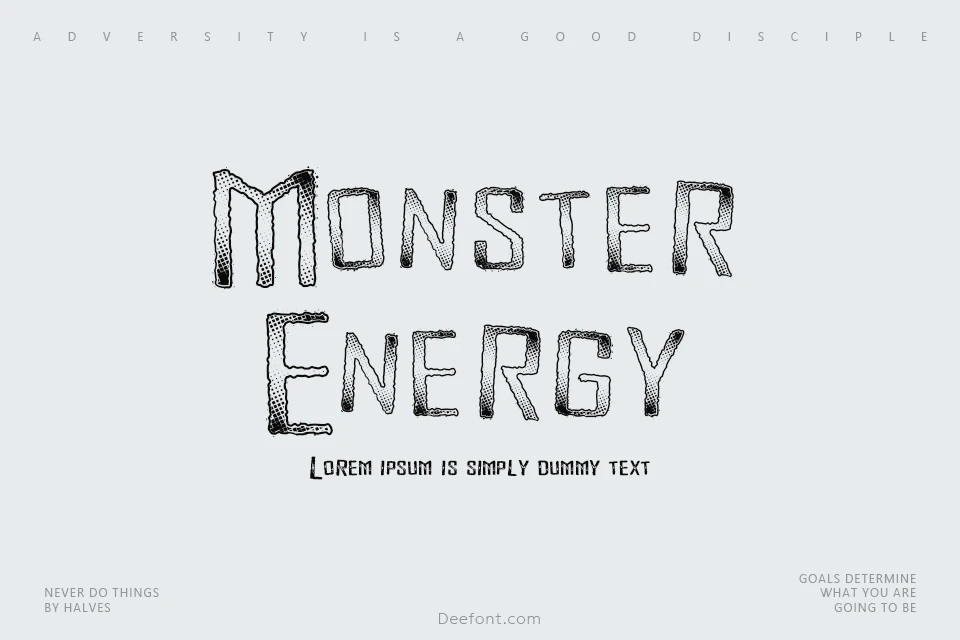 Monster Energy Font