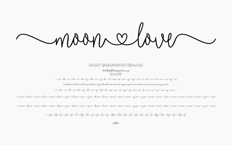 Moonlove Font