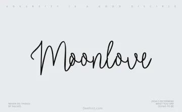 Moonlove Font