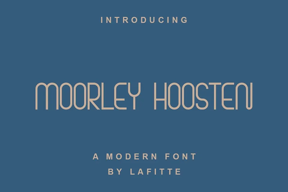 Moorley Hoosten Font