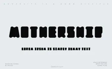 Mothership Font