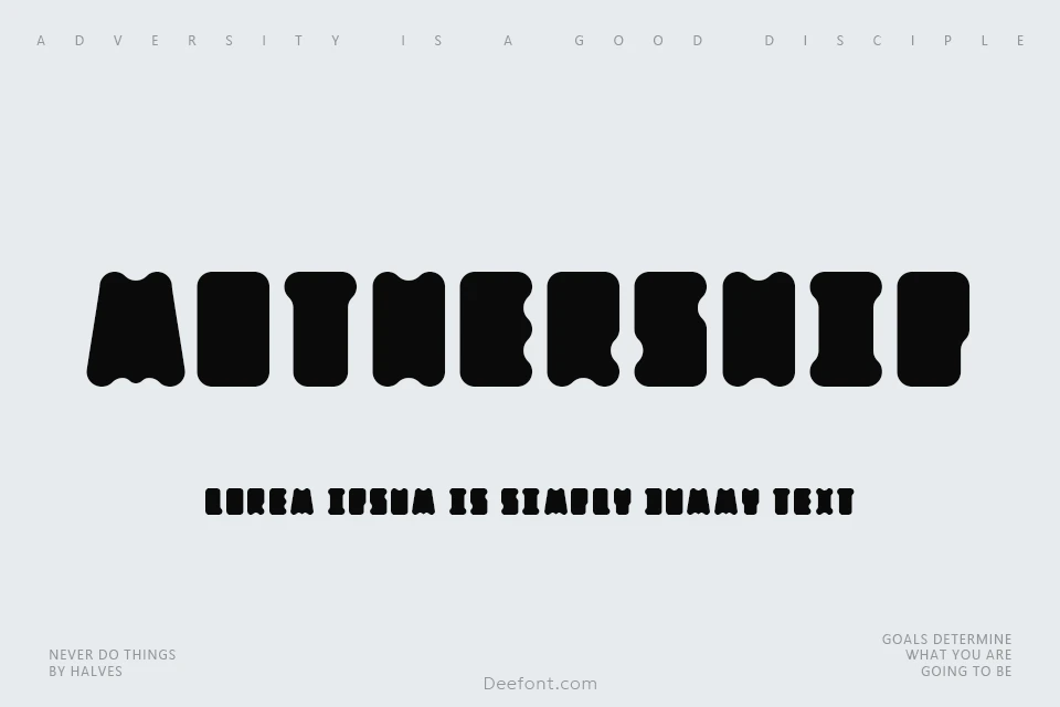 Mothership Font