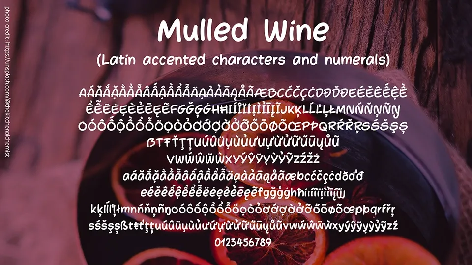 Mulled Wine Season Font