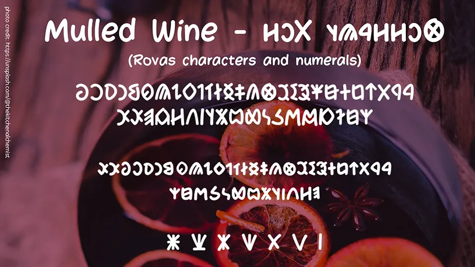 Mulled Wine Season Font