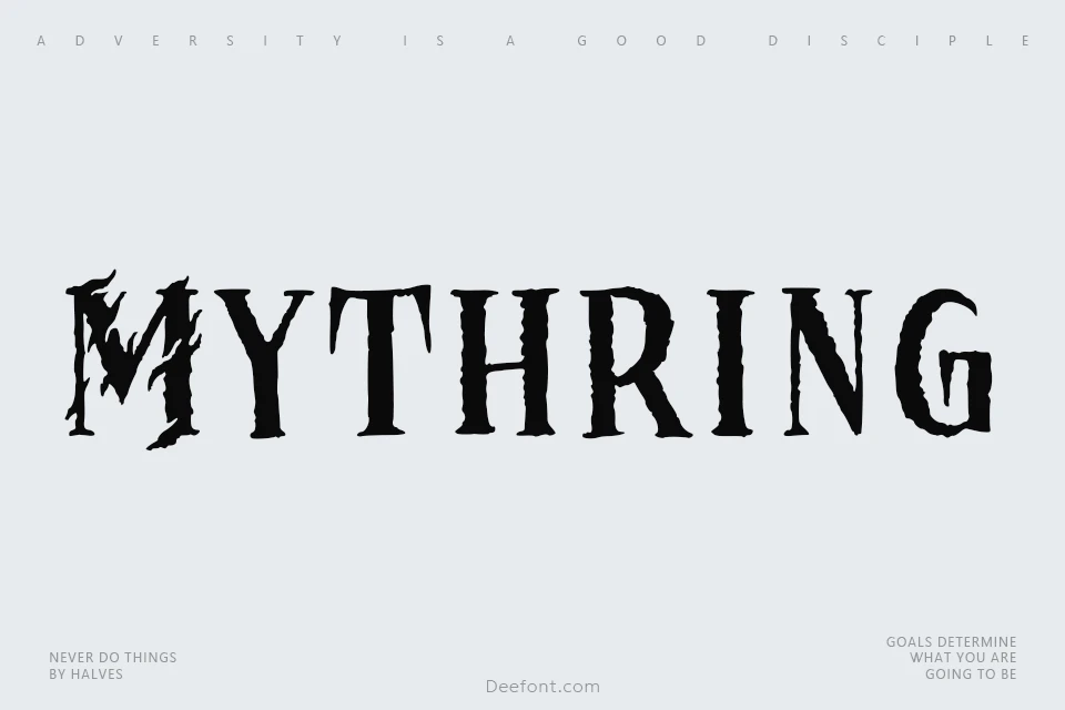 Mythring Font