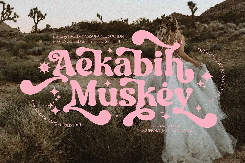 NCL Aekabih Muskey Font