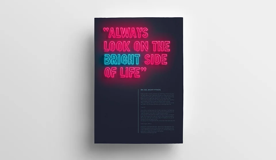 neon signage Font download