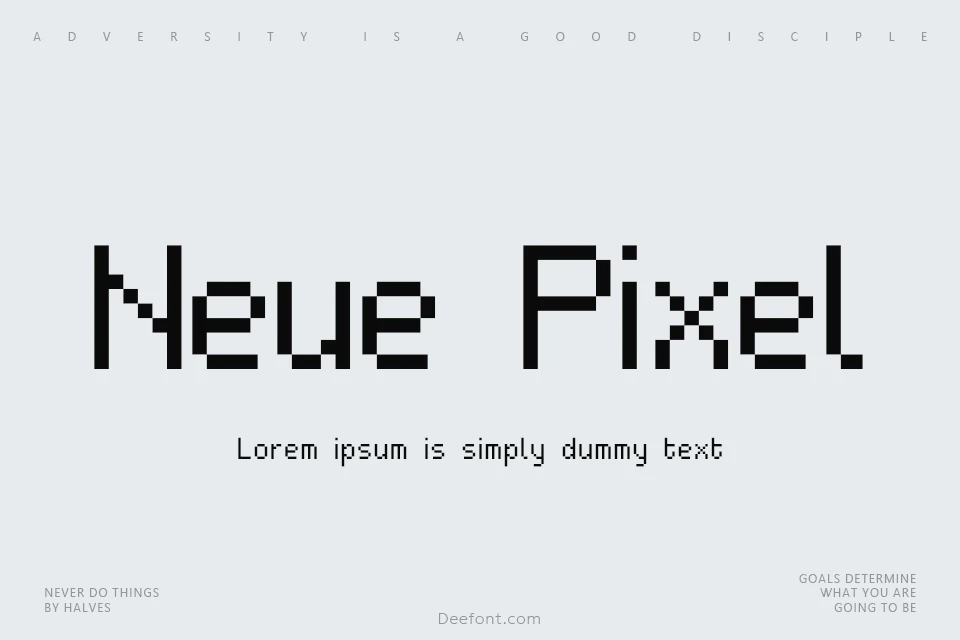 Neue Pixel Sans Font