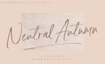 Neutral Autumn Font