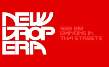 New Drop Era Font