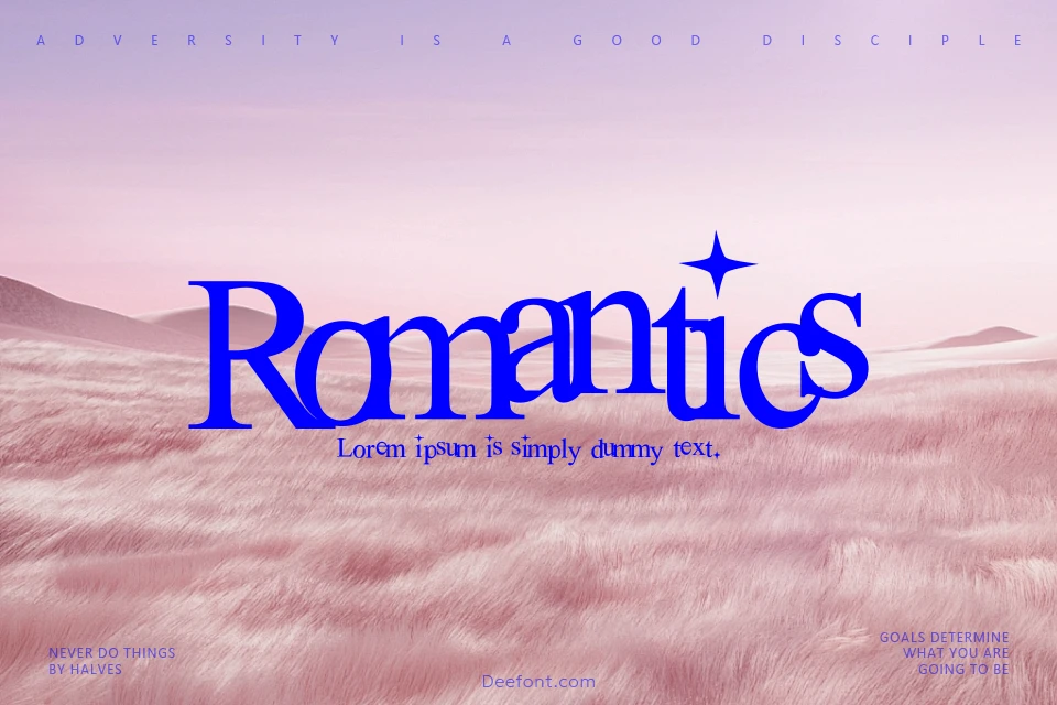 New Romantics Font