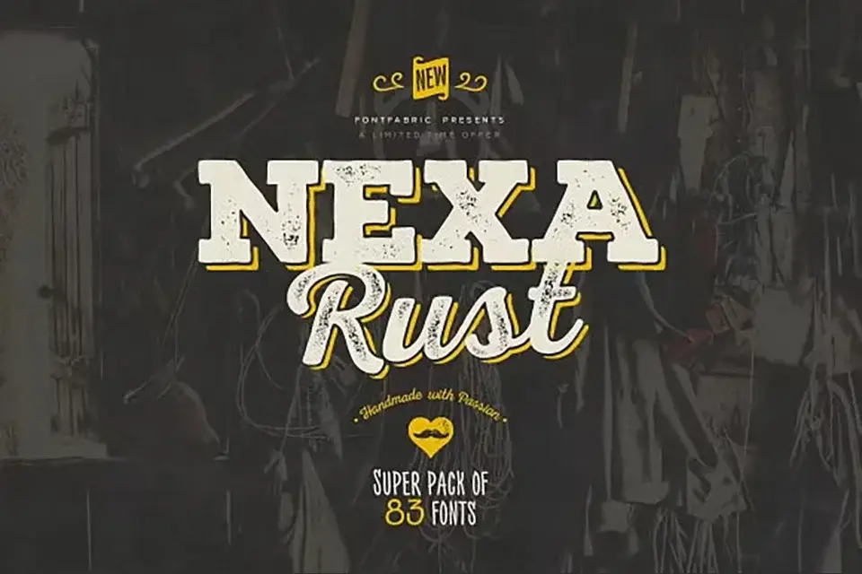 Nexa Rust Typeface Family