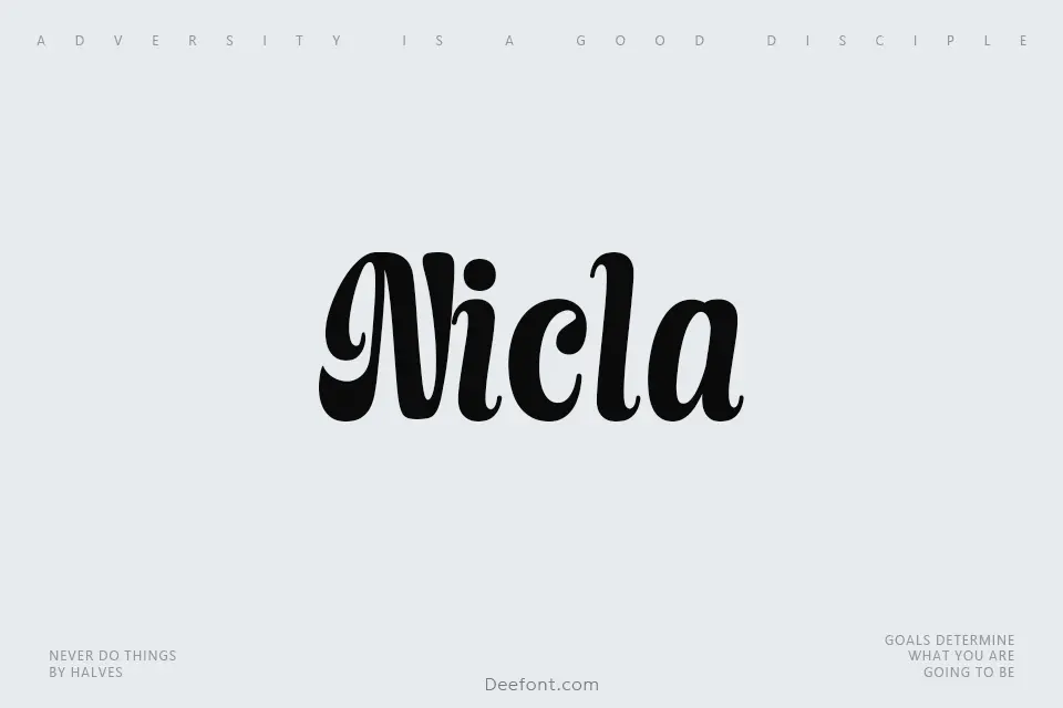 Nicla Font