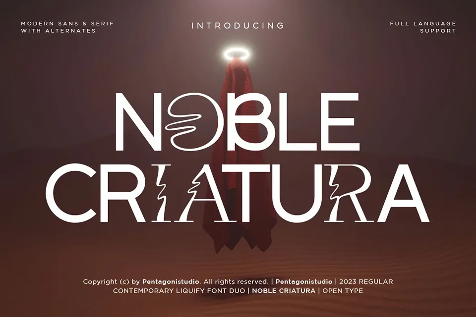 Noble Criatura Font