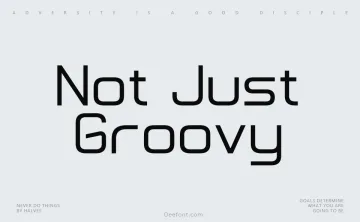 Not Just Groovy Font