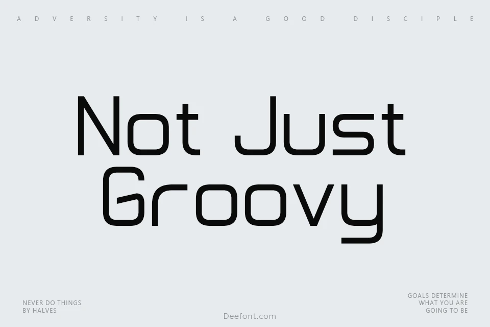 Not Just Groovy Font