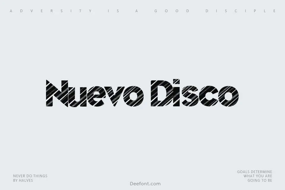 Nuevo Disco Font