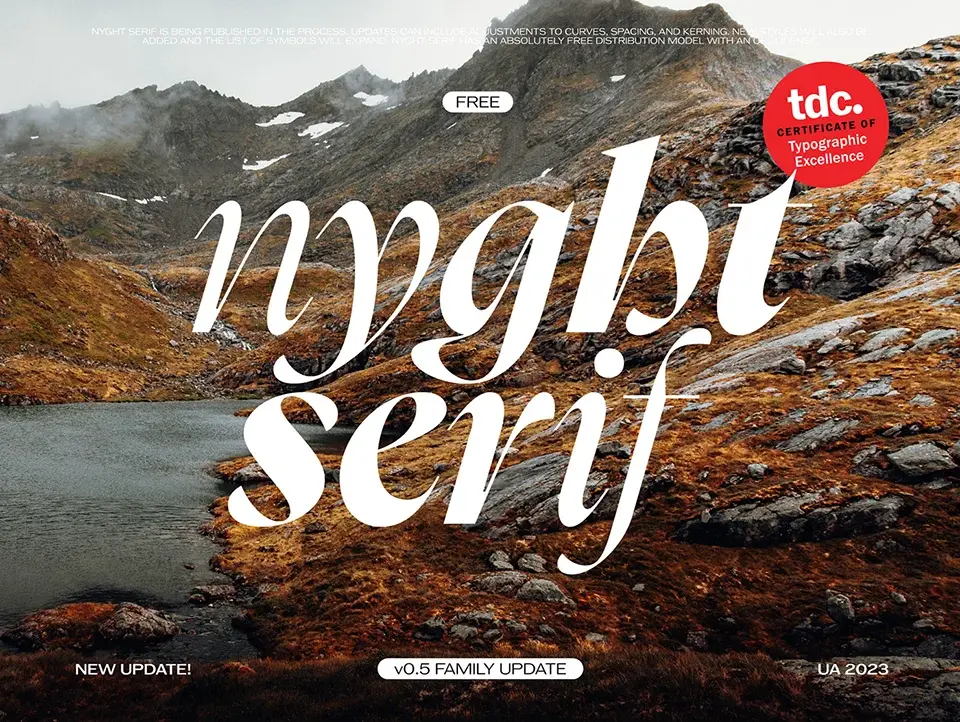 nyght serif v0.5 font download