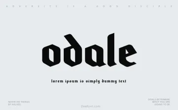 Odale Font