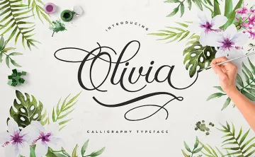 Olivia Script Font