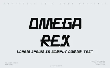 Omega Rex Font