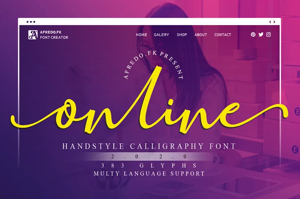 Online Font