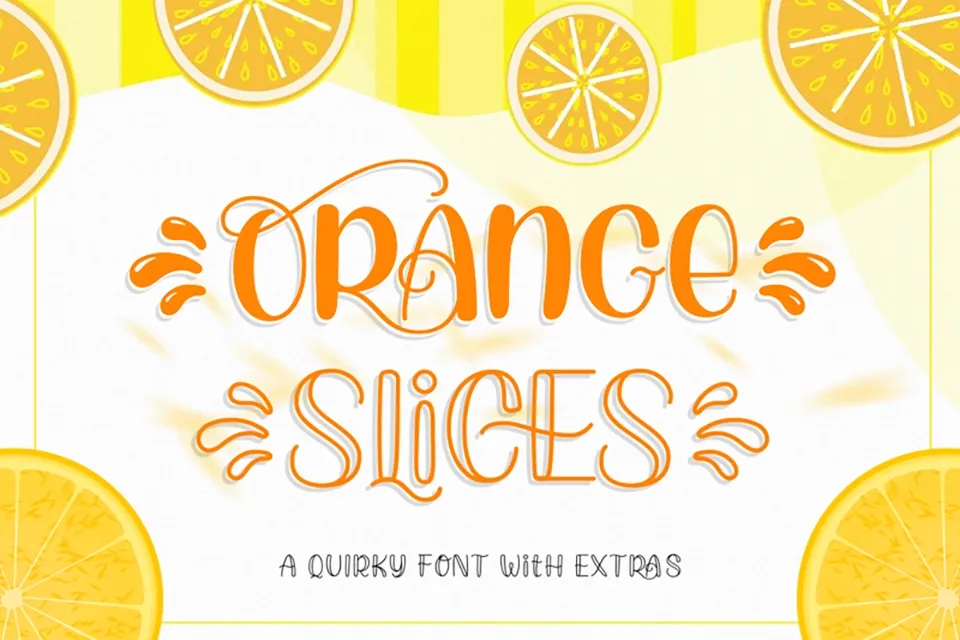 Orange Slices Font