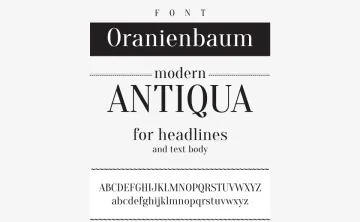 Oranienbaum Font
