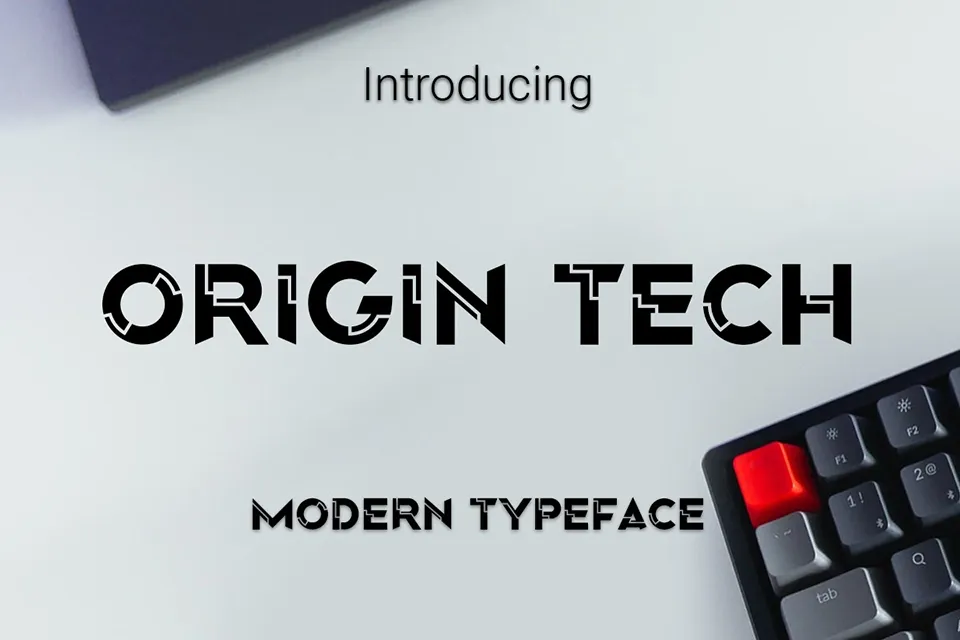 Origin Tech Font