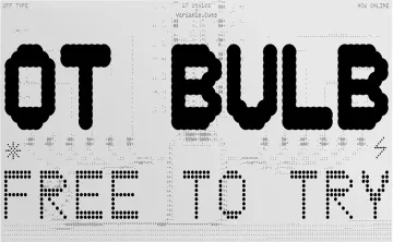 OT Bulb Font