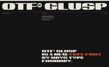 OTF Glusp Font