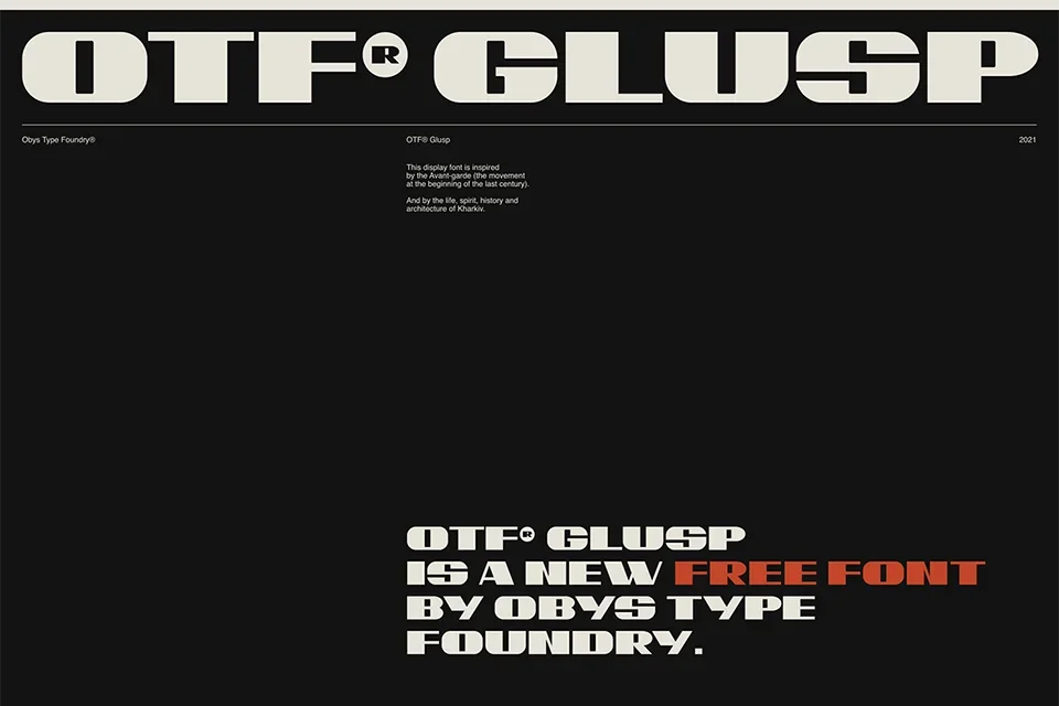 OTF Glusp Font download