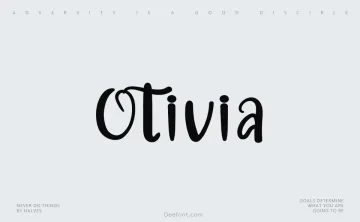 Otivia Font