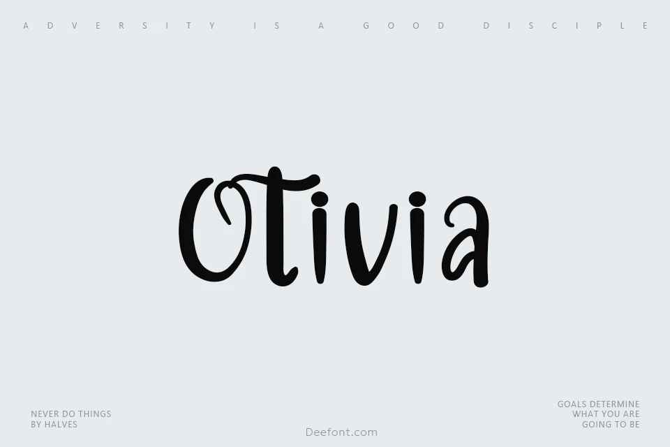 Otivia Font