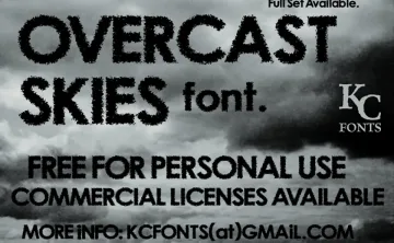 Overcast Skies Font